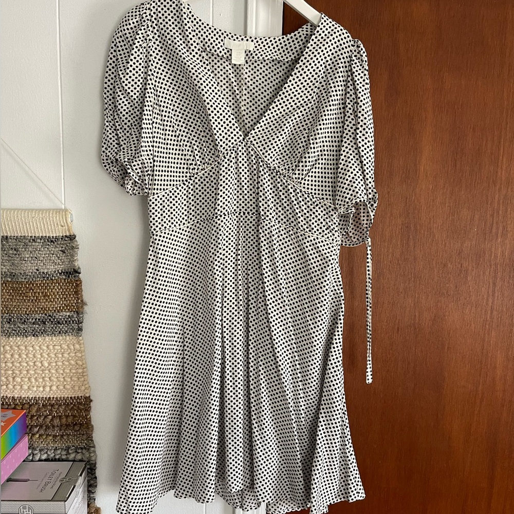 Black and White Polka Dot Dress